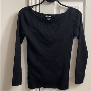 Old Navy Black Scoop Neck Longsleeve